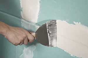 Шпаклевание стыков гипсокартона